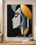 ,,Harmonia kształtów '' 40x50 cm obraz na płótnie