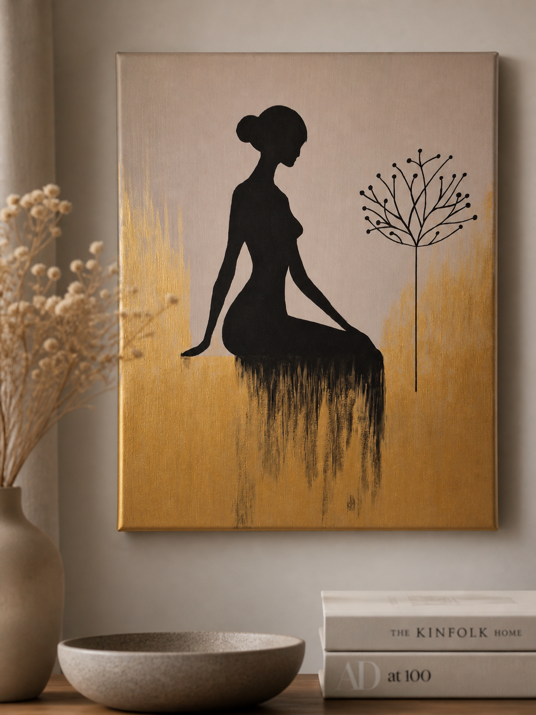 ,,Zatrzymana w chwili '' 40 x50 cm Obraz ręcznie malowany