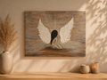 ,,Skrzydła ciszy ''55x75 cm obraz ręcznie malowany